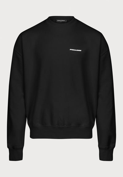 H34_LOGO OVERSIZED - Sweatshirt - washed black