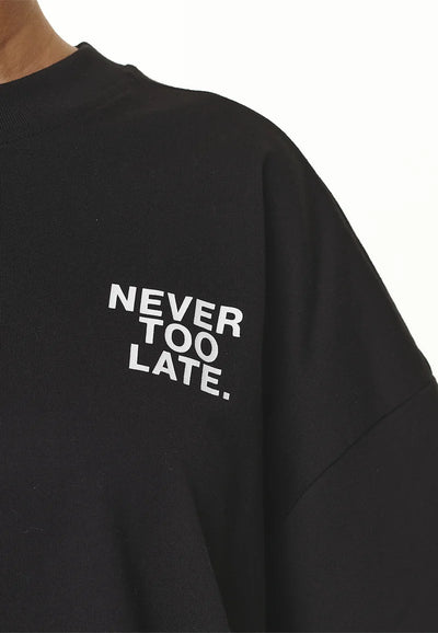 T9_AIRVILLE HEAVY OVERSIZED TEE - Print T-shirt - black
