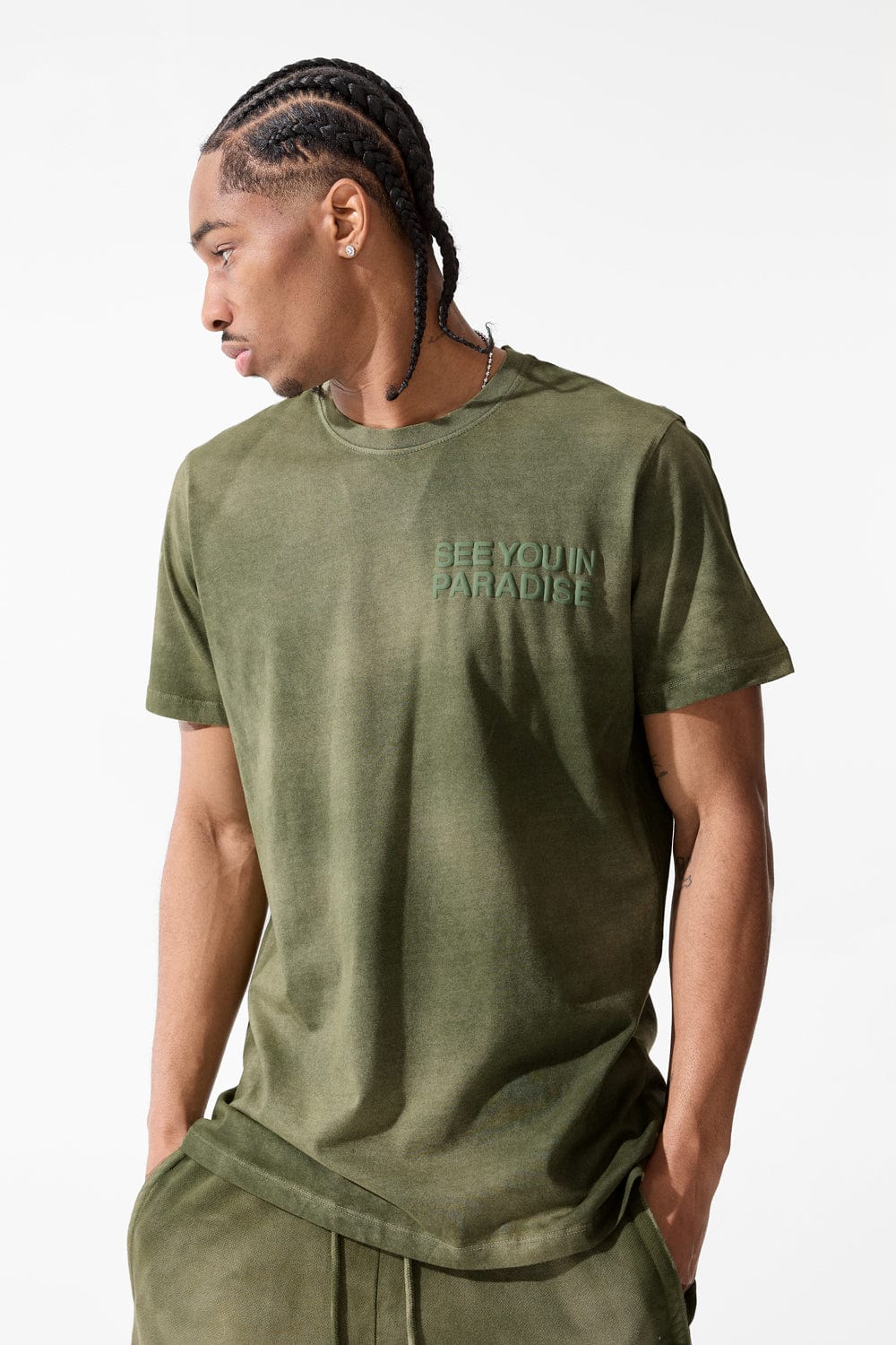 TS10O Tonal Washed T-Shirt Vintage Olive
