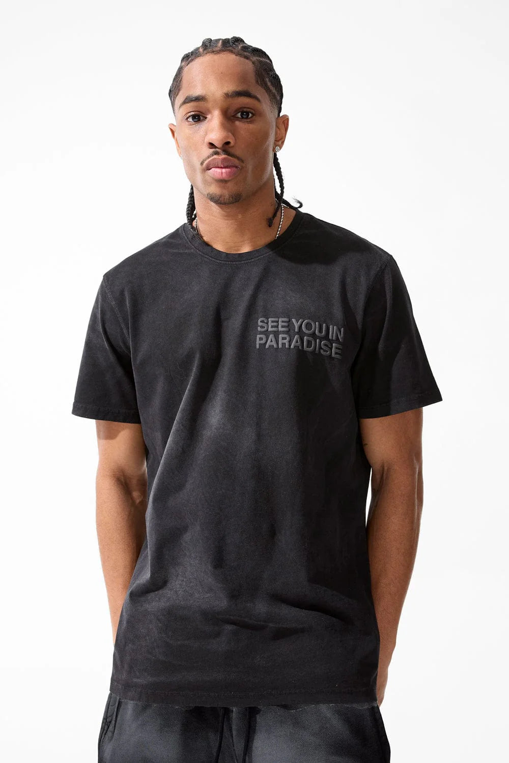 TS10B Tonal Washed T-Shirt Vintage Black