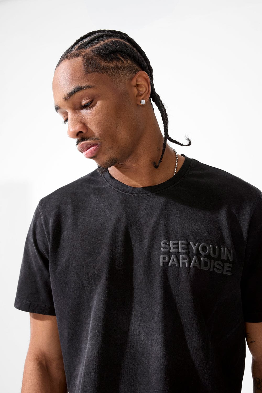 TS10B Tonal Washed T-Shirt Vintage Black