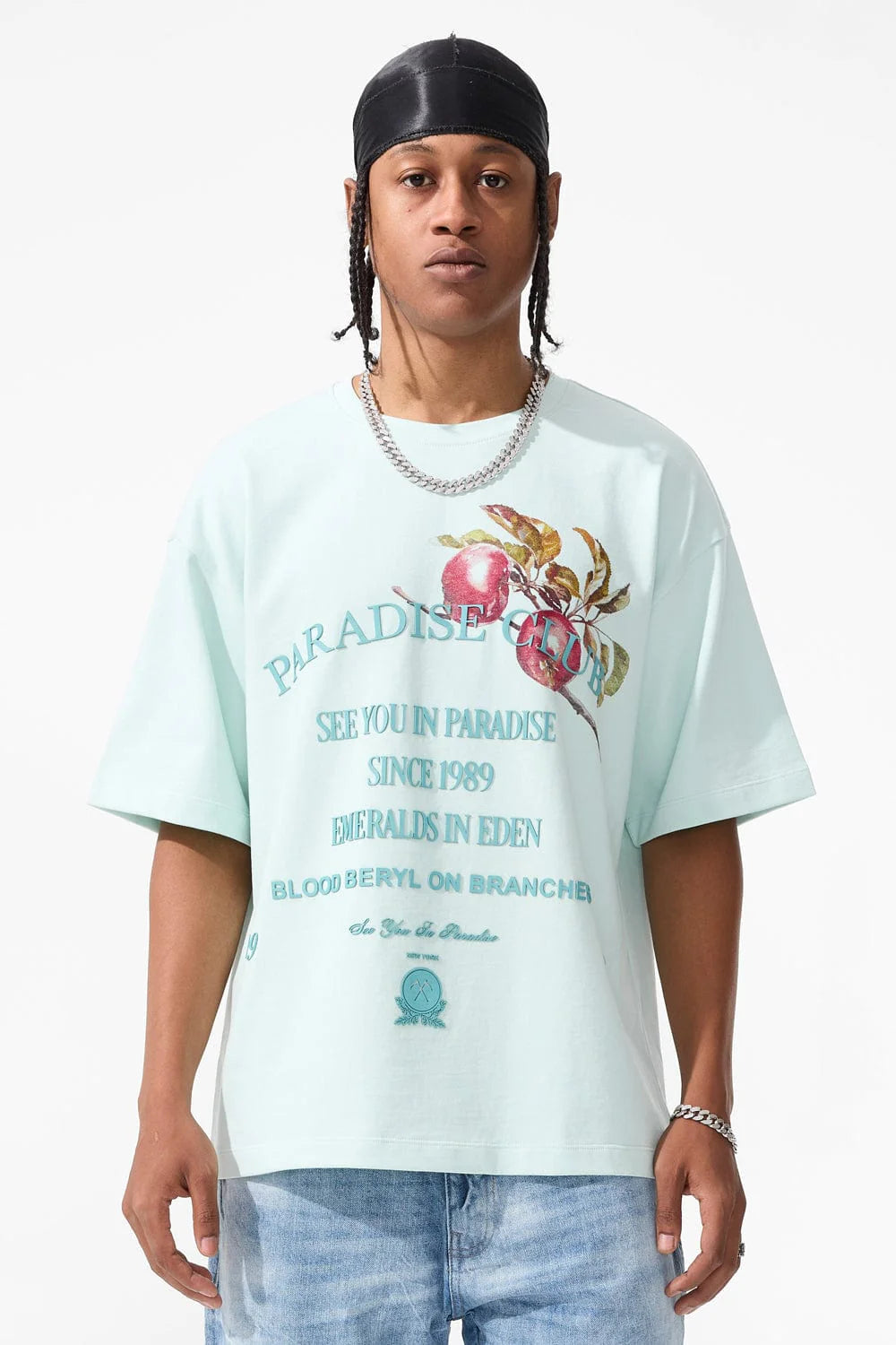 TS9B Club Boxy T-Shirt Coastal Blue