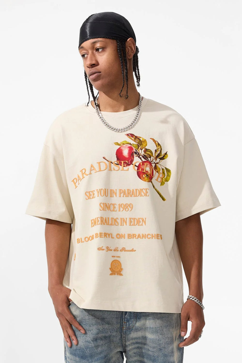 TS9S Club Boxy T-Shirt Sand