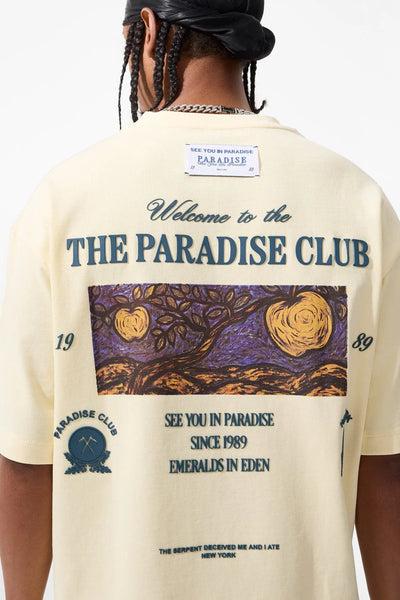 TS8C Emeralds in Eden Boxy T-Shirt Cream