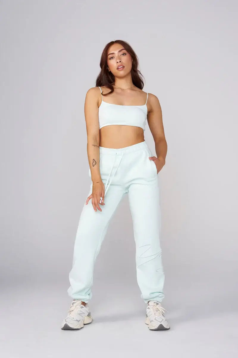 W246 Signature Joggers Aqua