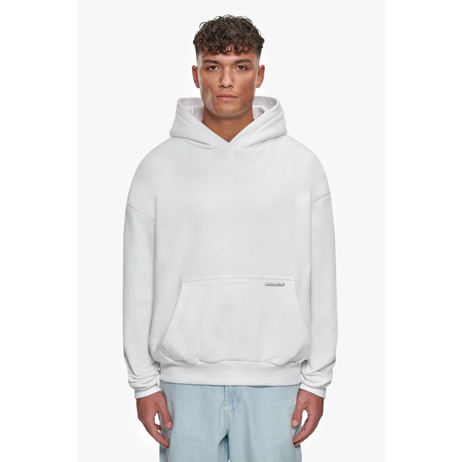 H15_SUPER HEAVY BLANK HOODIE WHITE