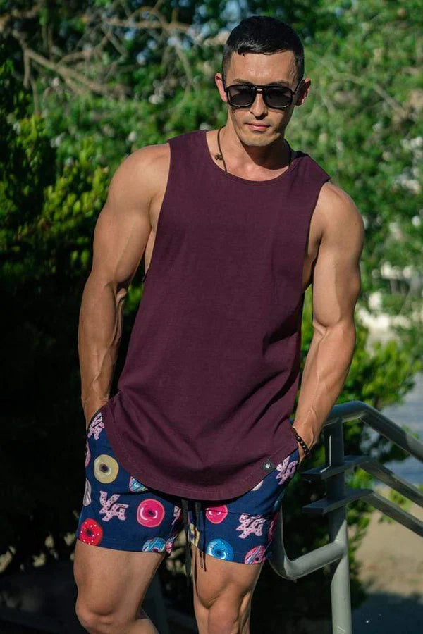 308 Muscle Tanks Plum