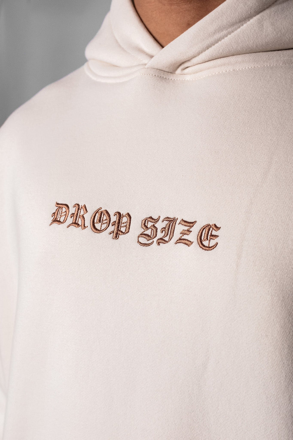 H37_HEAVY OVERSIZE CRIME HOODIE COCONUT MILK