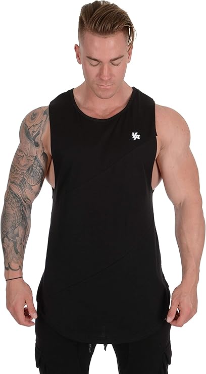 T1  YoungLA Long Tank Tops Men Muscle Shirt Gym Training 306