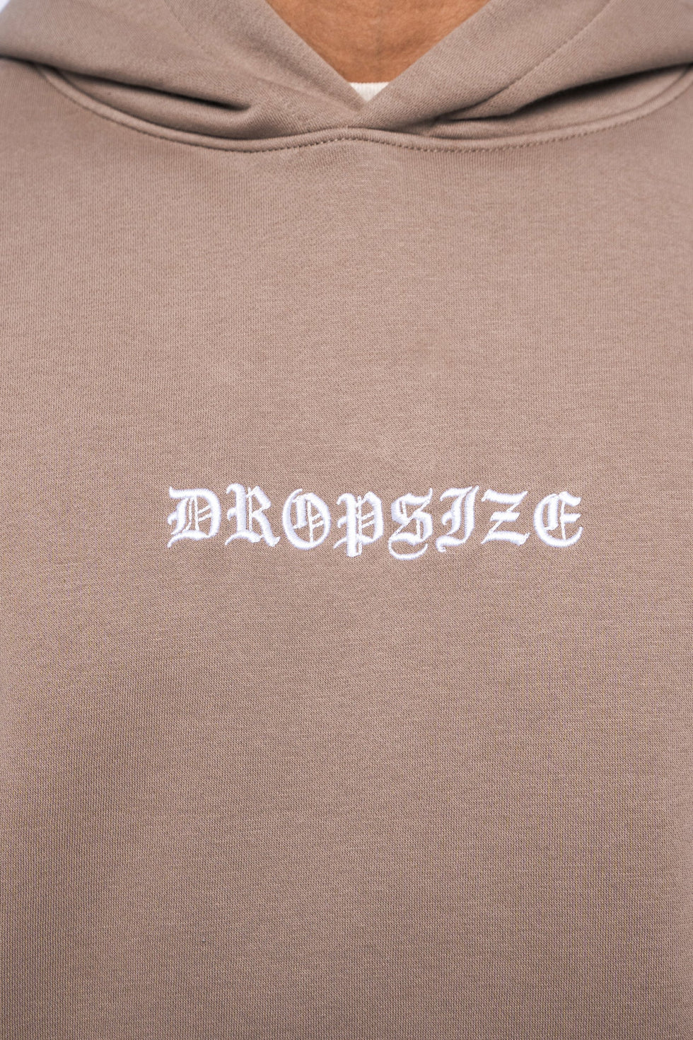 H53 HEAVY OVERSIZE CRIME HOODIE SILVER MINK
