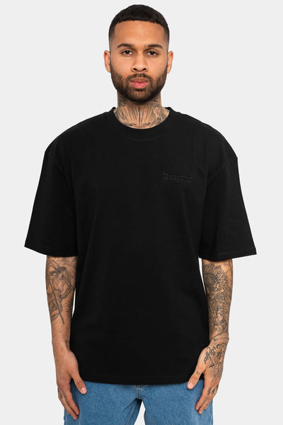 T67_Dropsize Heavy Quattro T-Shirt Black