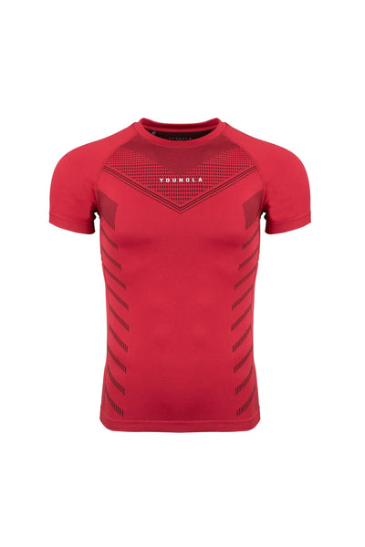 465 Superhero Compression Tees Red