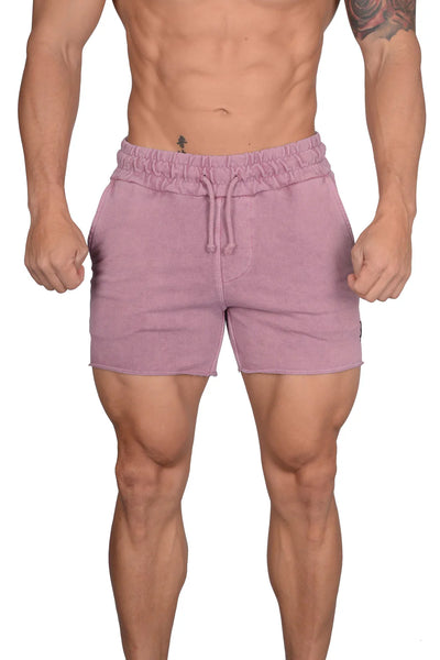 102 Bodybuilding French Terry Shorts pink wash