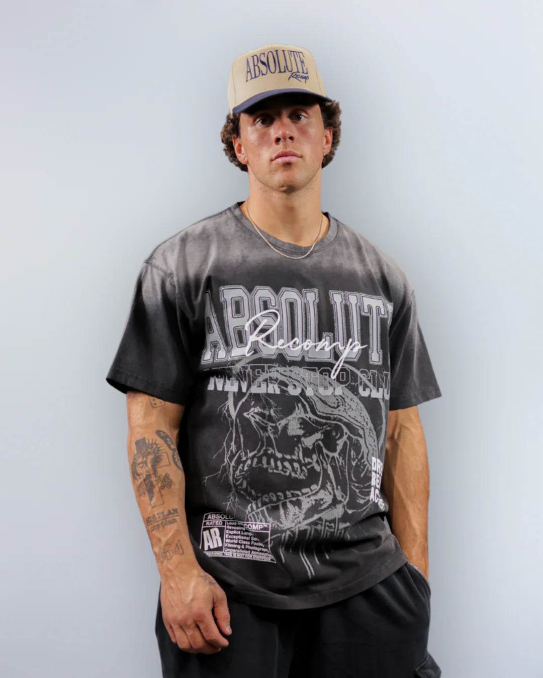 TS1B Drip Skull Oversize Tee