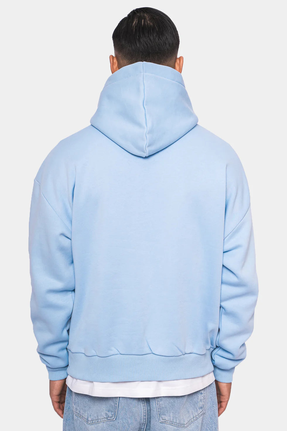 H7_HEAVY OVERSIZE TERRY EMBO HOODIE BABY BLUE