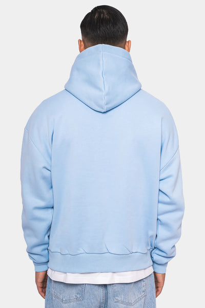 H7_HEAVY OVERSIZE TERRY EMBO HOODIE BABY BLUE