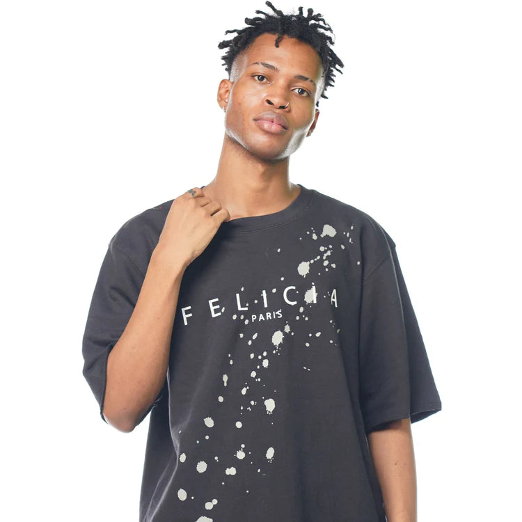 Felicia Paris Terry Exclusive Printed Oversize Tee
