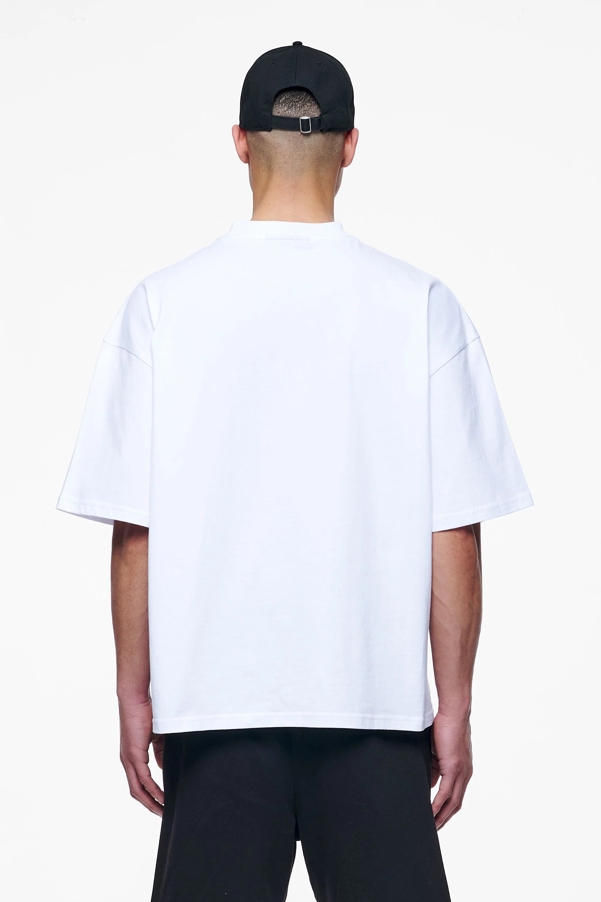 T49_Logo Boxy Tee White Gum