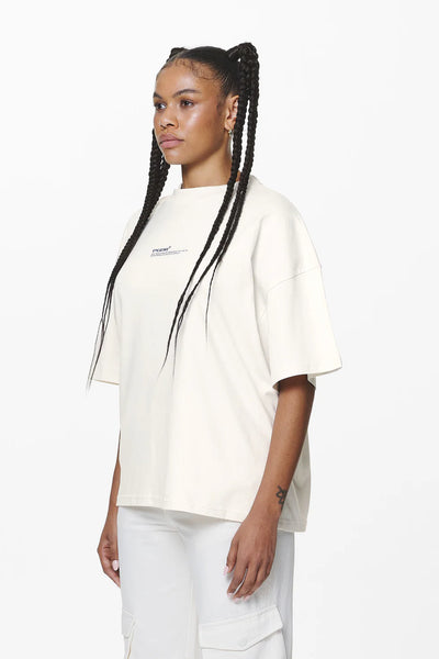 T39_Navisk Heavy Oversized Tee Washed Salty Cream
