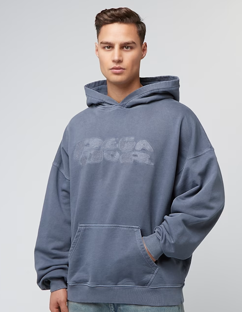 H101 Drew Terry Boxy Hoodie
