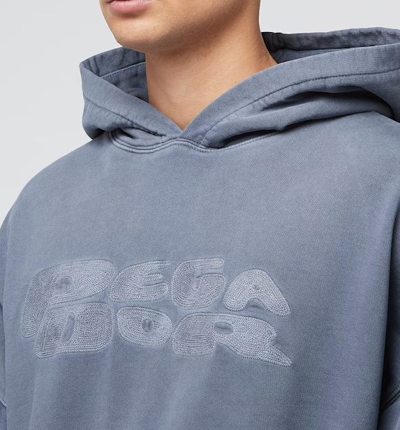 H101 Drew Terry Boxy Hoodie