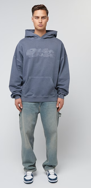 H101 Drew Terry Boxy Hoodie