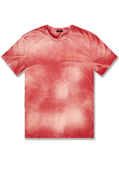 TS10R  Tonal Washed T-Shirt Vintage Red