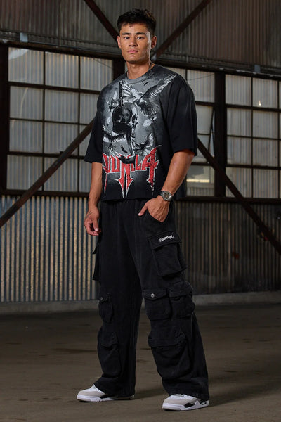 2005 - Hella Pocket Sweats Black  Wash (Minor Fault)