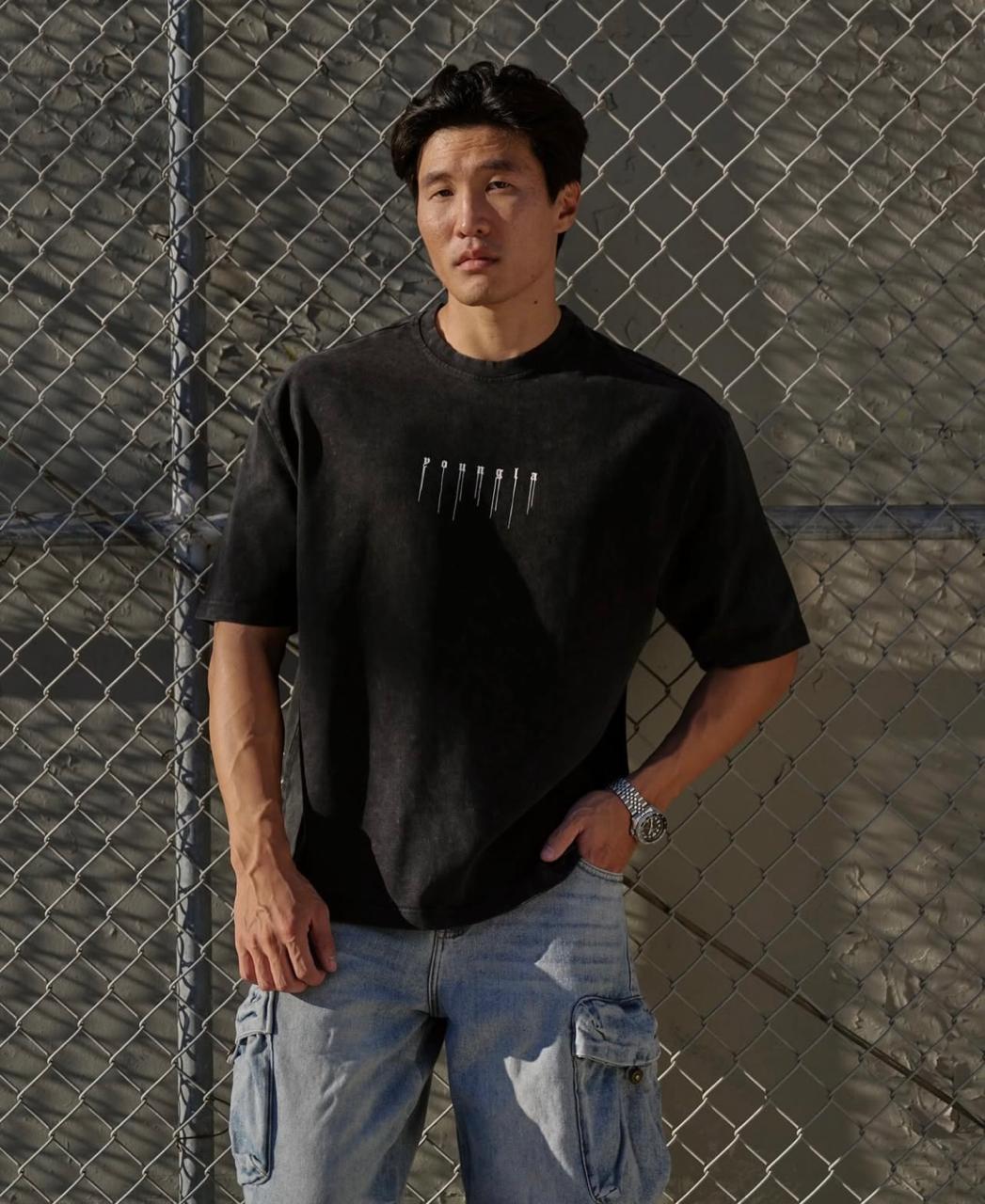 4125 Dark Fade T-shirt Black Wash