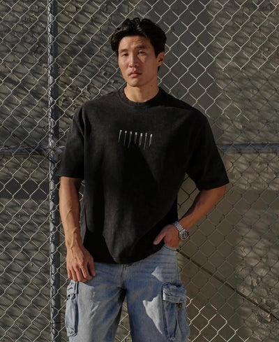 4125 Dark Fade T-shirt Black Wash