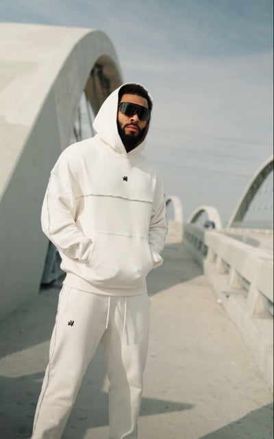 5105 - Piping Collection - Hoodies Off White
