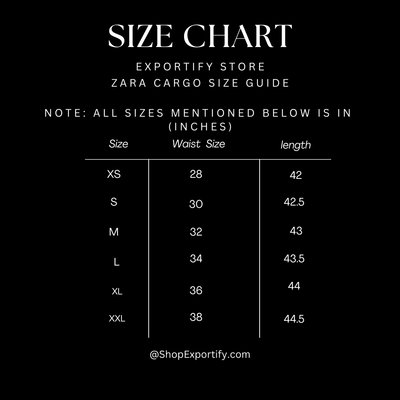 Zara DENIM CARGO TROUSERS