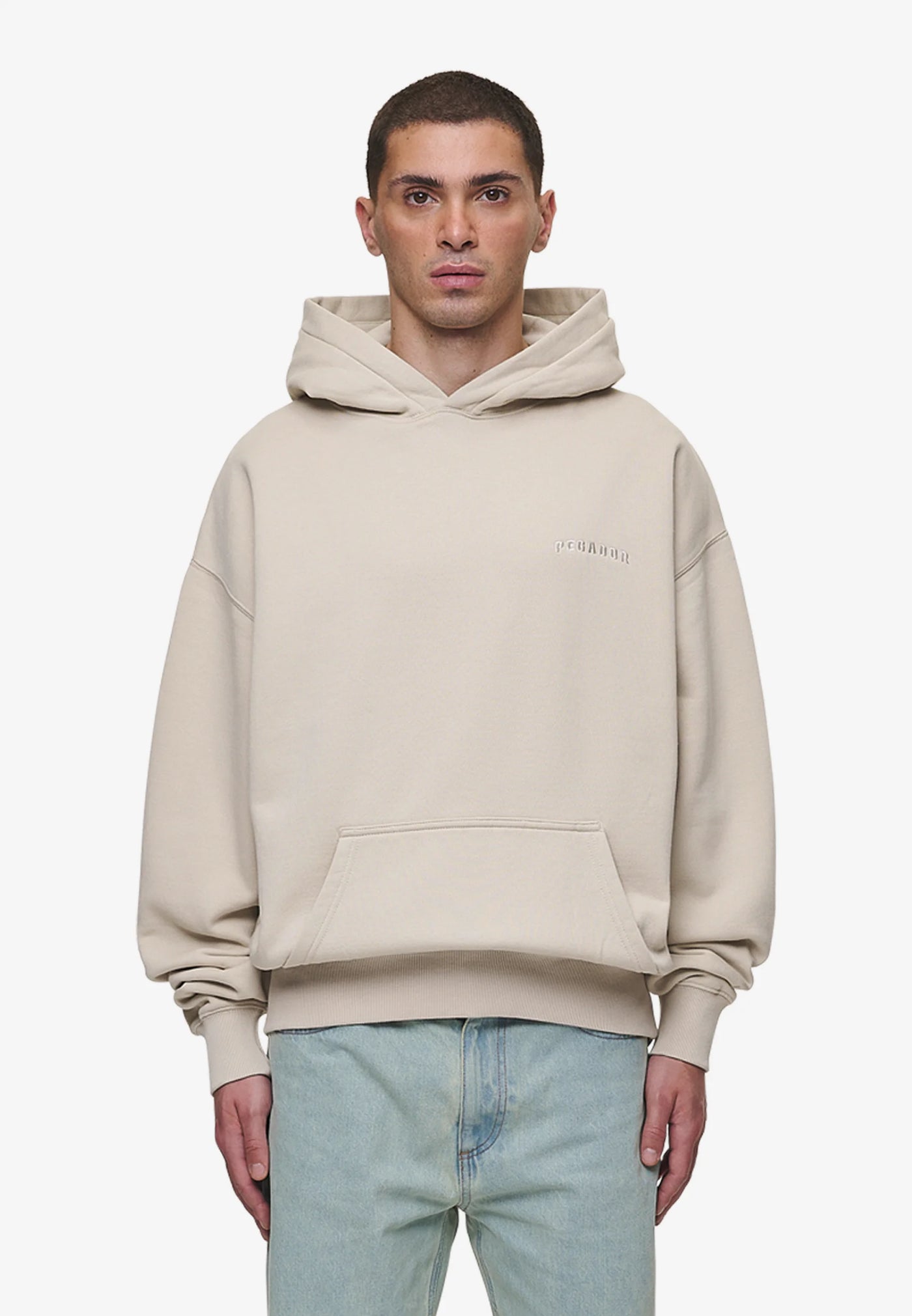 H104 BUFORD - Hoodie - washed light beige