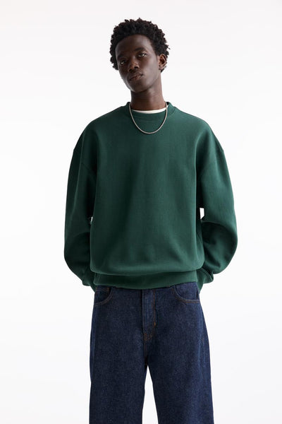 Pull & Bear Basic round neck sweatshirt Bottle