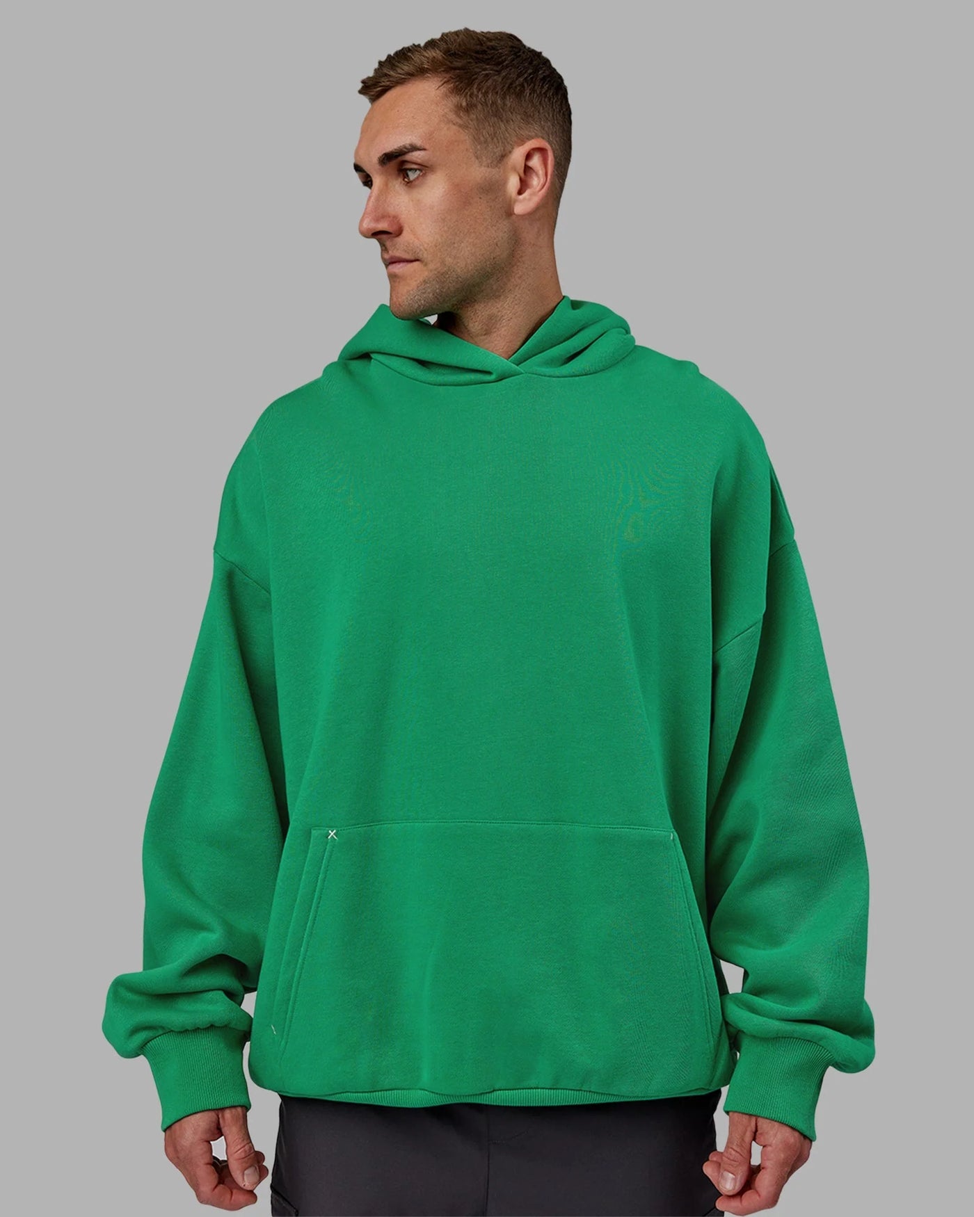 h 93 Unisex We Rise Hoodie Oversize Impact Green-White