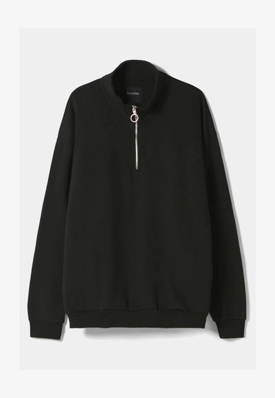 Bershka HIGH NECK - Sweater - black
