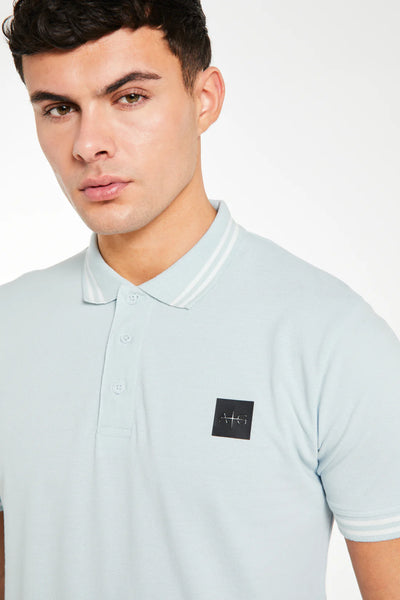 RELATE POLO T-SHIRT IN SKY BLUE