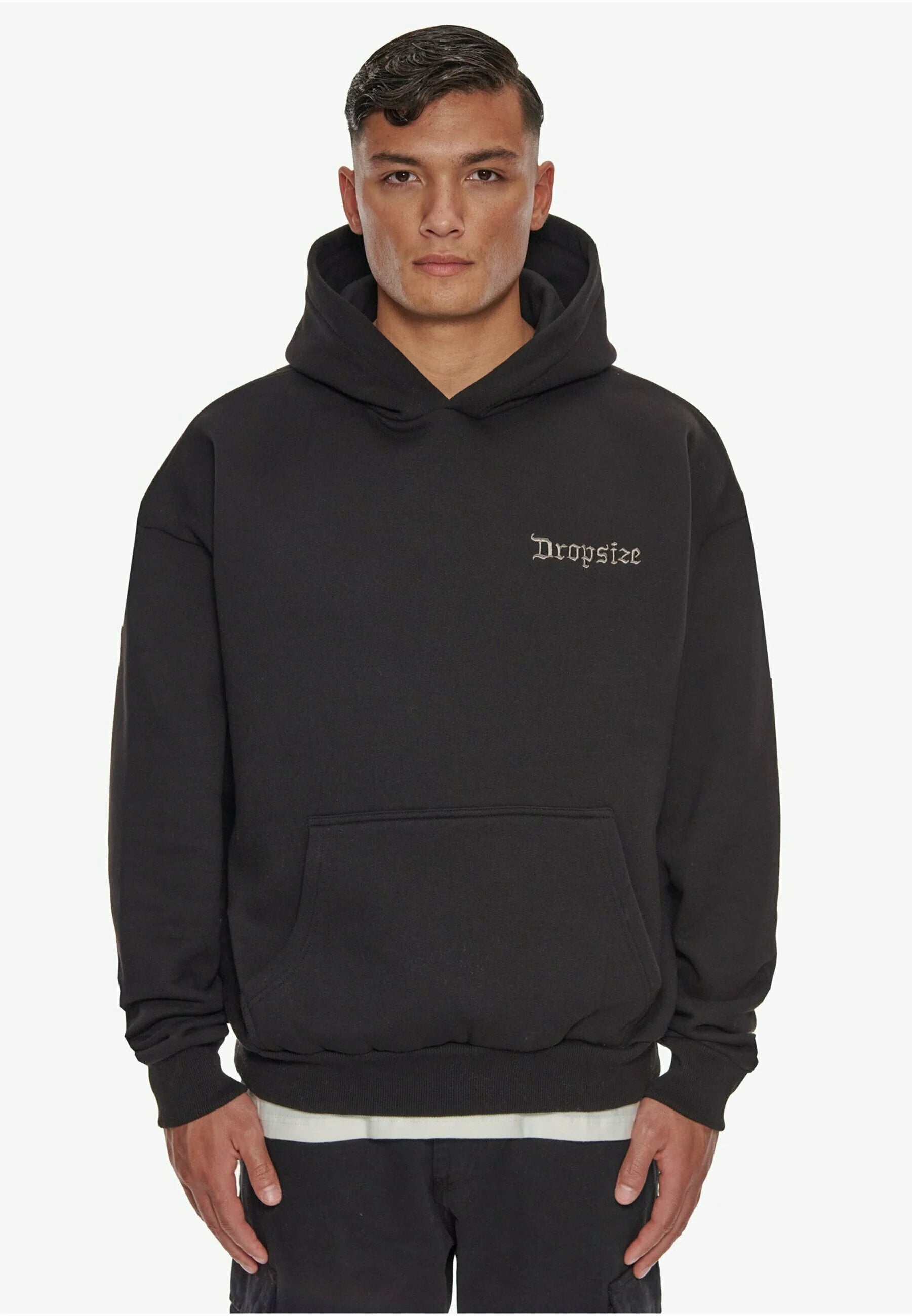 H56 HEAVY BACKLOGO - Hoodie - black