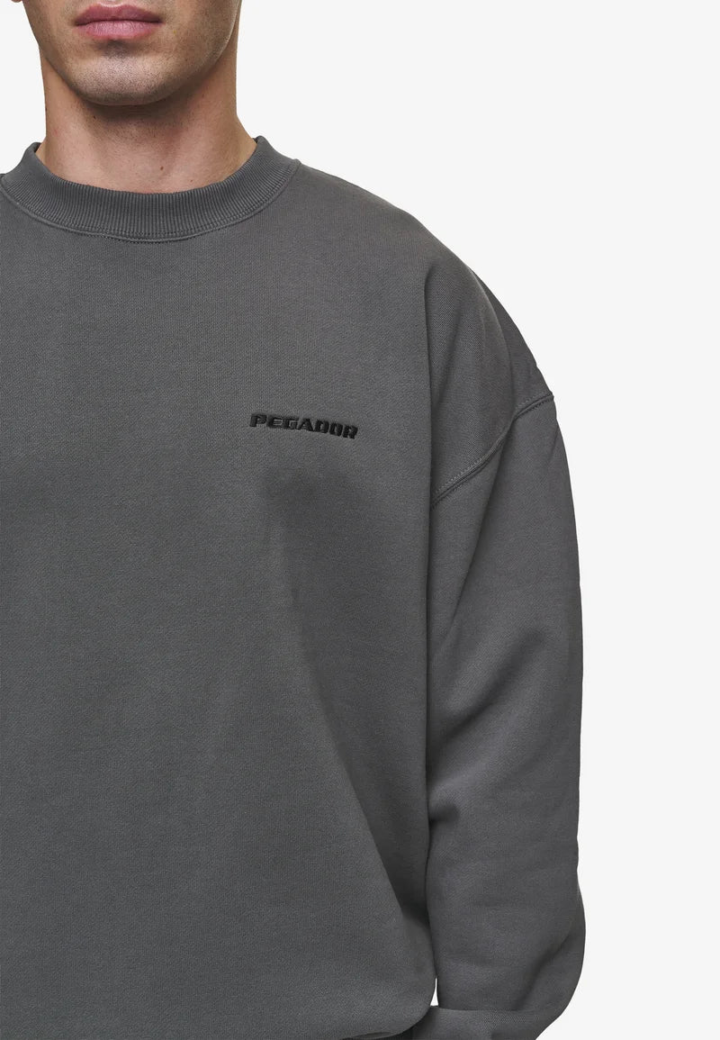 H41 LOGO OVERSIZED - Sweatshirt - washed anthracite