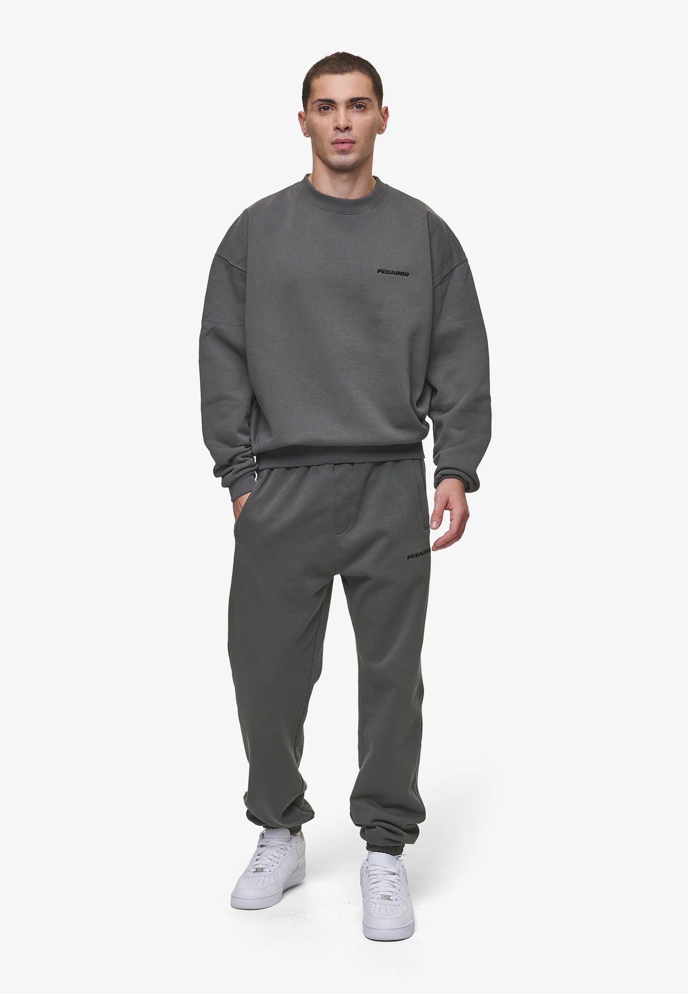 H41 LOGO OVERSIZED - Sweatshirt - washed anthracite