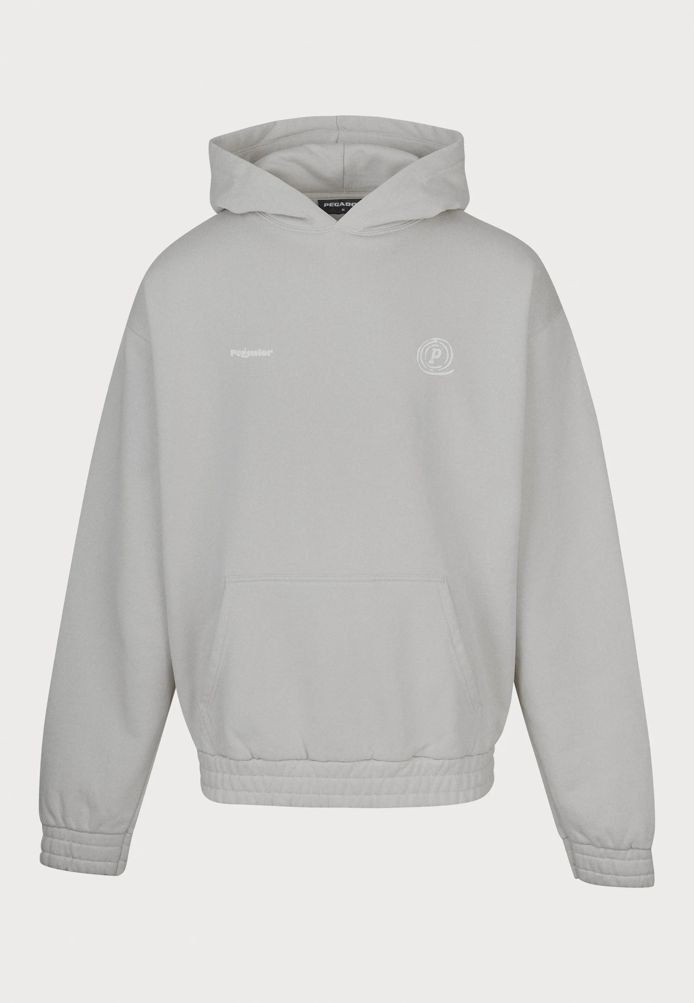 HARLAN HOODIE - Hoodie - washed pearl grey