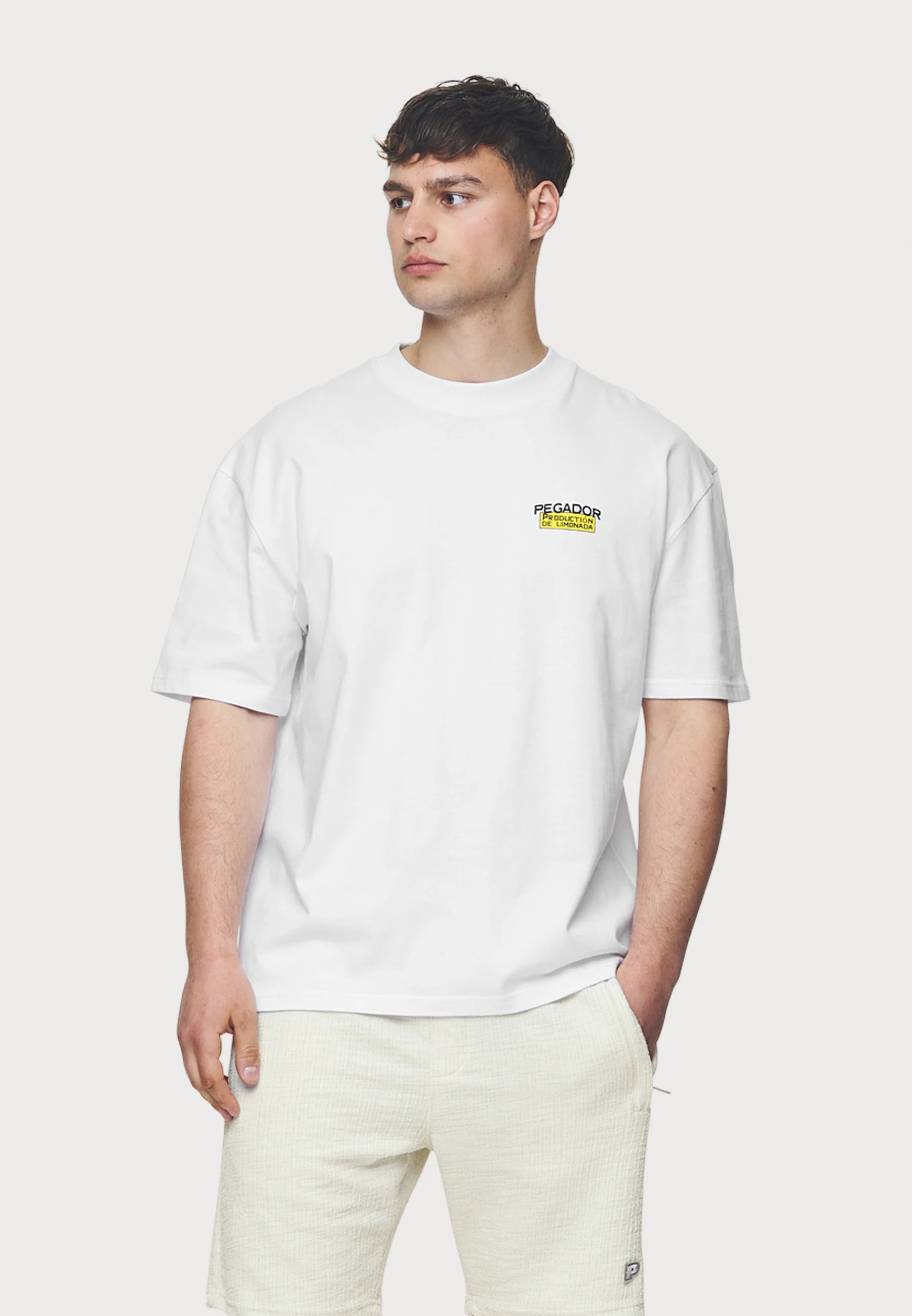T13_KORT TEE - Print T-shirt - white