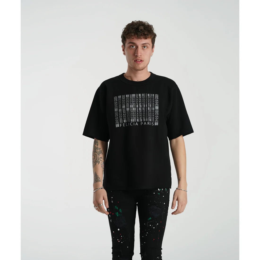 Felicia Bold Pattern Oversize T-Shirt
