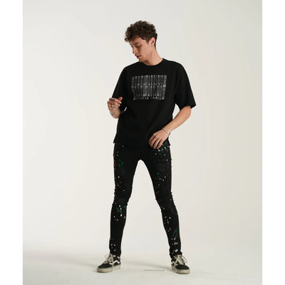 Felicia Bold Pattern Oversize T-Shirt