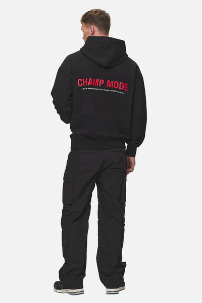 H51 Gordan Oversized Hoodie Washed Black