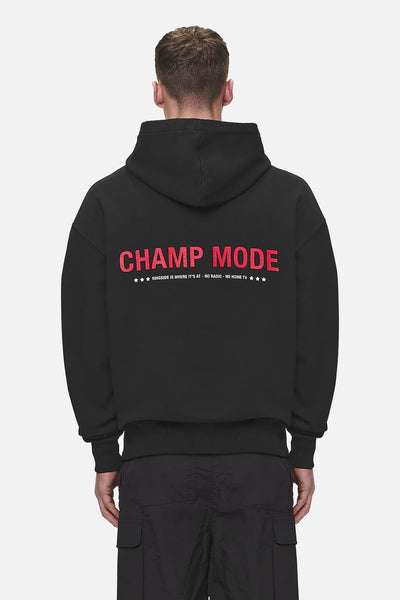 H51 Gordan Oversized Hoodie Washed Black