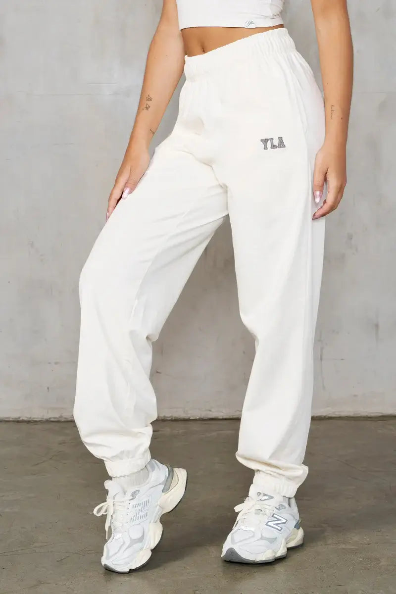 W247 Pump Cover Joggers Cream