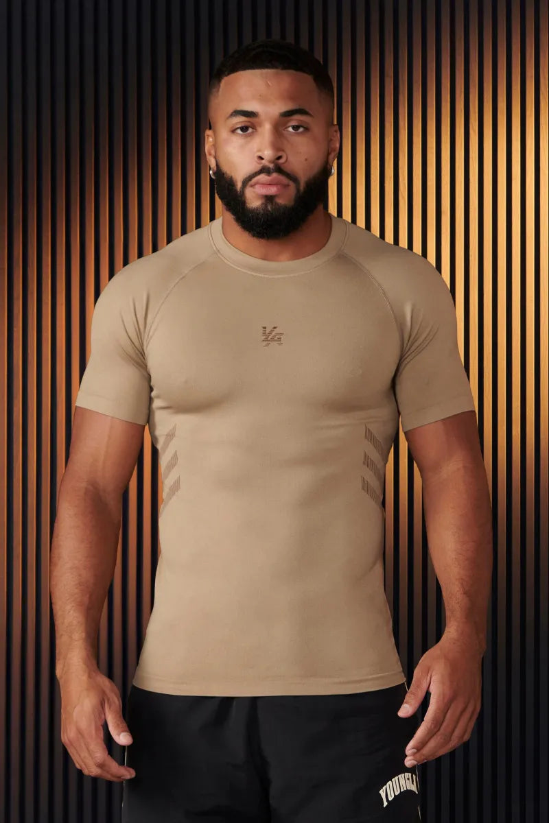 425 - Iron Compression Tees Brown