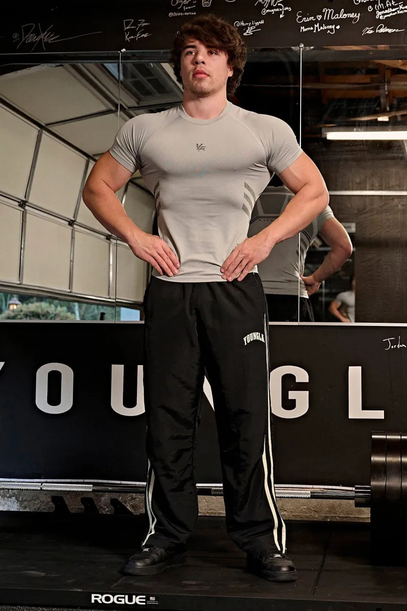 425 - Iron Compression Tees Grey