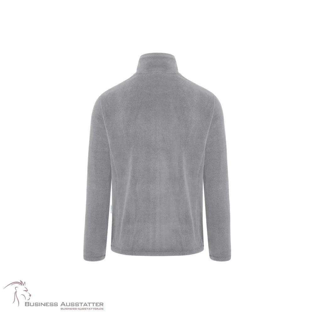 H-78 Karlowsky PASSION Men's Workwear Fleece Jacket WARM-UP Long Sleeve Stand-Up Collar Raglan Cut Polyester Easy-care Platinum Grey